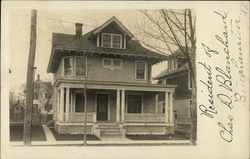 Residence of Chas. D. Blanchard Binghamton, NY Postcard Postcard