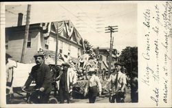 King Comus in Parade Postcard