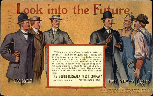 The South Norwalk Trust Company Advertising