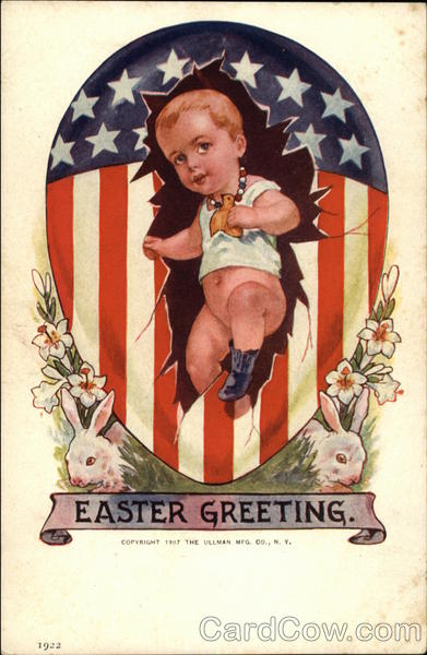 Easter Greeting With Children