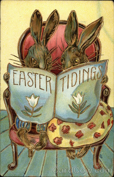 Easter Tidings With Bunnies