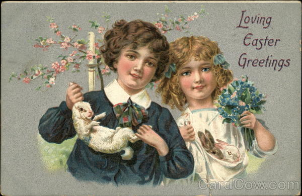 Loving Easter Greetings With Children