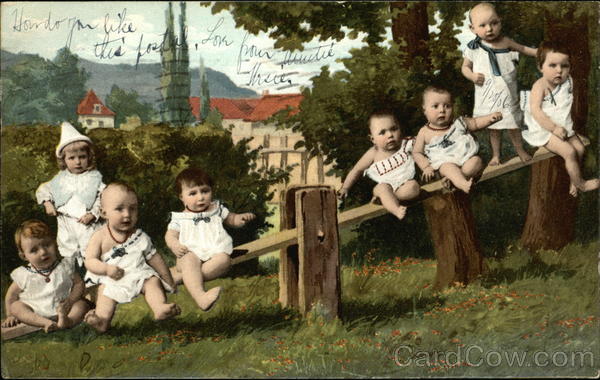 Babies on a SeeSaw Multiple Babies