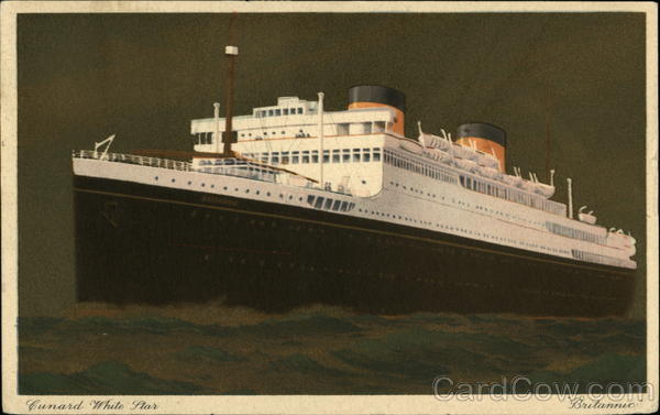 Cunard White Star Britannic Steamers