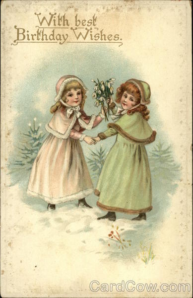 Birthday Wishes from Two Pretty Girls