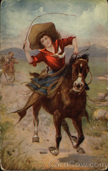 The Belle of the Plain! Cowboy Western