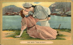 The Navy - Doing His Duty Postcard Postcard