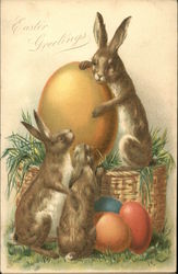 Easter Greetings Postcard