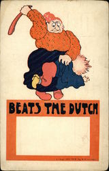Beats the Dutch Postcard