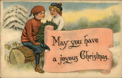 May you Have a Joyous Christmas Postcard