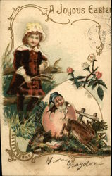 A Joyous Easter Postcard
