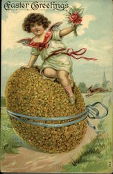 Easter Greetings Postcard