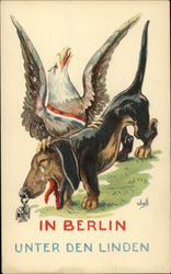 In Berlin, Unter Den Linden World War I Postcard Postcard