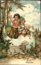 A Joyful Easter Postcard