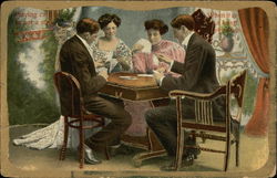 Playing Cards is not a Sin Card Games Postcard Postcard