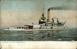 U.S. Navy, The New Monitor "Florida" Postcard Postcard