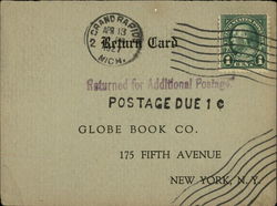 Globe Book Co., 175 Fifth Avenue, New York, N.Y Postcard