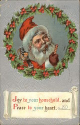 Joy to your household and peace to your heart Postcard