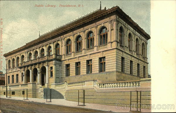 Street View of Public Library Providence Rhode Island