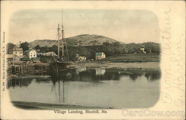 View of Village Landing Bluehill Maine