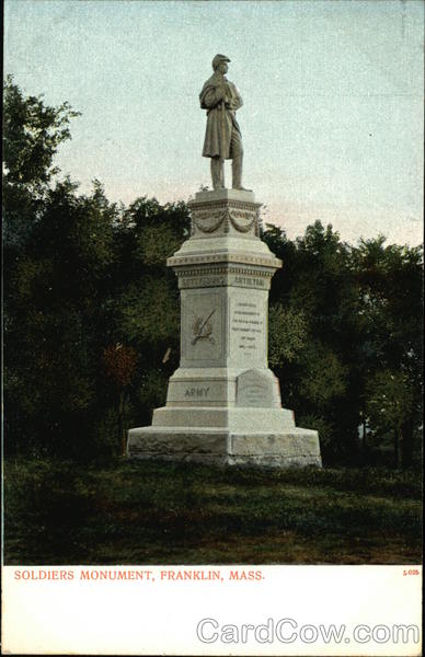 Soldiers Monument Franklin Massachusetts