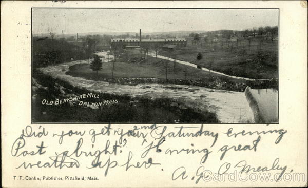 Old Berkshire Mill Dalton Massachusetts