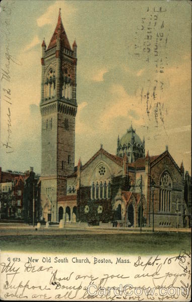 New Old South Church Boston Massachusetts
