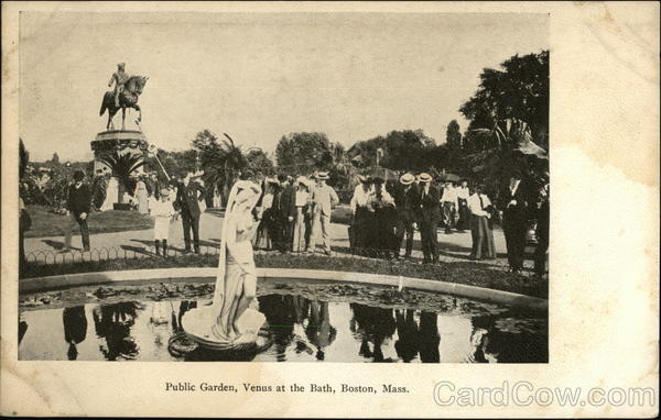 Public Garden - Venus at the Bath Boston Massachusetts