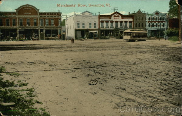 Street View of Merchant's Row Swanton Vermont