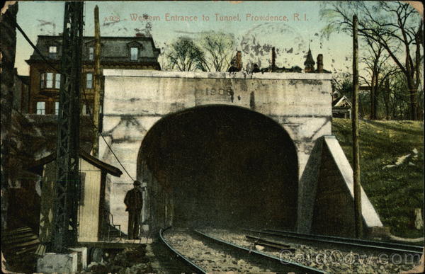 Western Entrance to Tunnel Providence Rhode Island