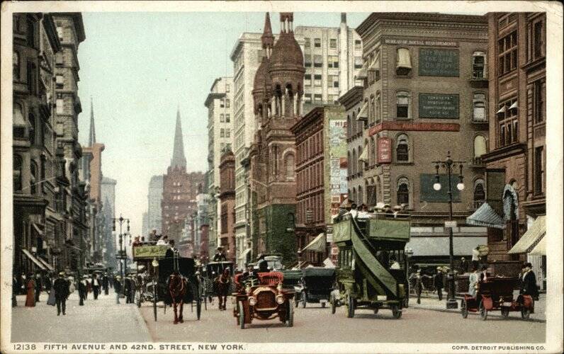 Fifth Avenue and 42nd Street New York