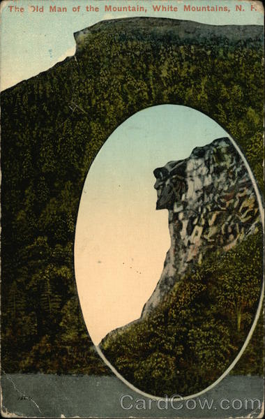 The Old Man of the Mountain White Mountains New Hampshire