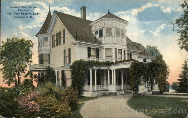 Pleasant View, Former Home of Mrs. Mary Baker G. Eddy Concord New Hampshire