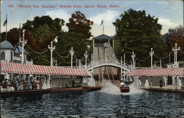 White City, Savin Rock - Shoot the Chutes West Haven Connecticut
