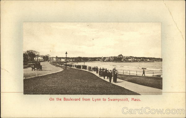 On the Boulevard from Lynn to Swampscott Massachusetts