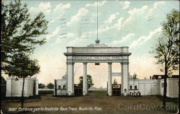 Entrance Gate to Readville Race Track Massachusetts