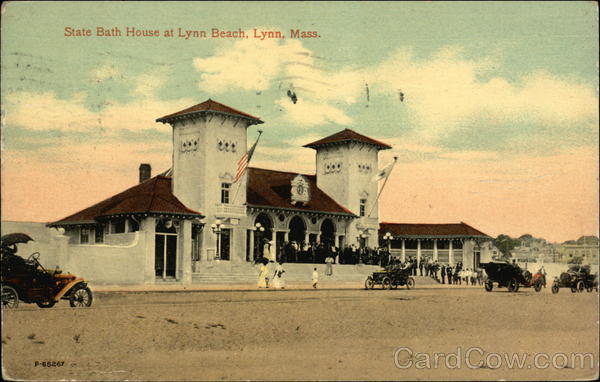 State Bath House at Lynn Beach Massachusetts