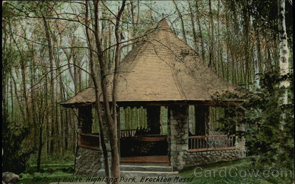 The Spring House at Highland Park Brockton Massachusetts