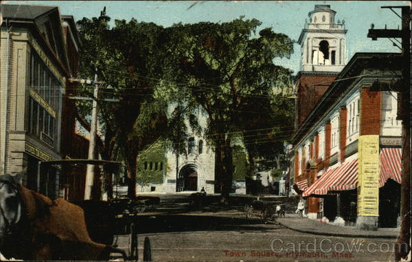 Town Square Plymouth Massachusetts
