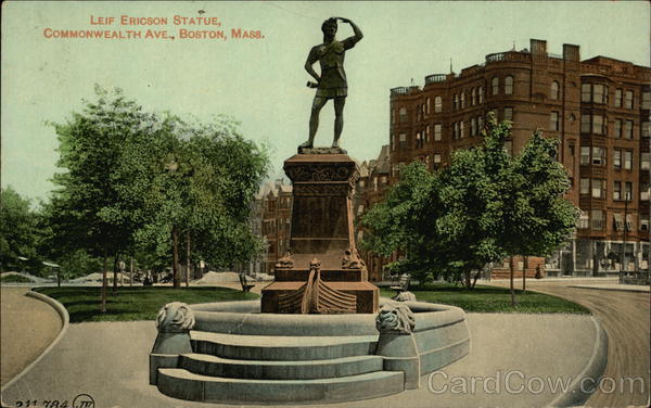 Leif Ericson Statue Boston Massachusetts