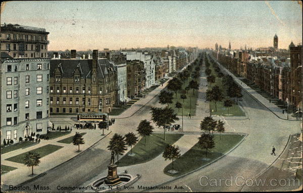 Commonwealth Avenue, NE from Massachusetts Avenue Boston