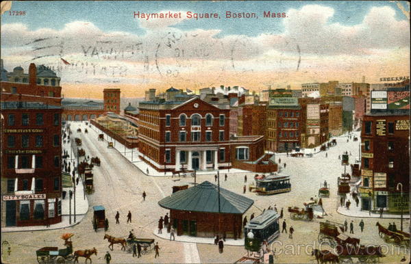 Haymarket Square Boston Massachusetts