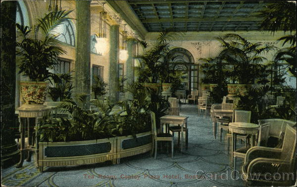 Copley Plaza Hotel - Tea Room Boston Massachusetts