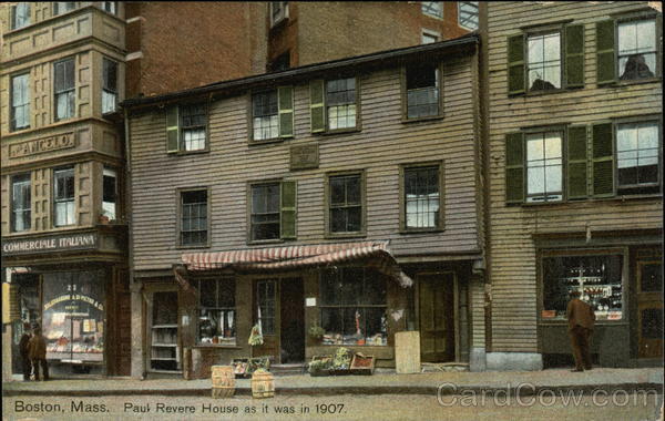 Paul Revere House Boston Massachusetts