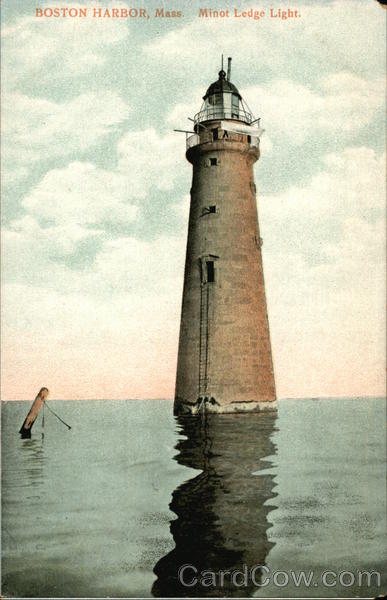 Minot Ledge Light, Boston Harbor Massachusetts