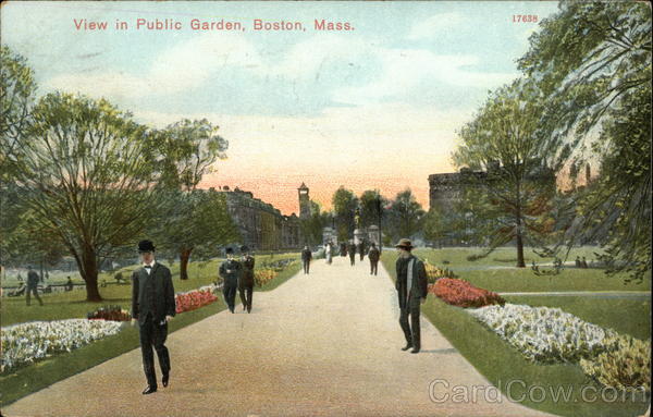 Public Garden Boston Massachusetts