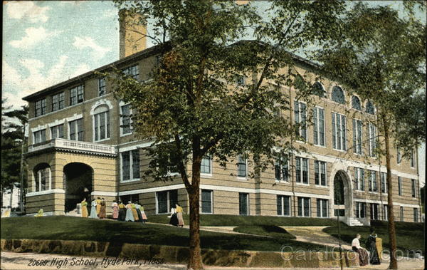 High School and Grounds Hyde Park Massachusetts
