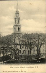First Baptist Church Providence, RI Postcard Postcard