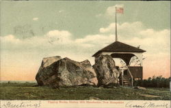 Tipping Rocks at Shirley Hill Postcard
