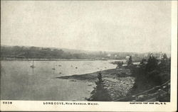 Long Cove New Harbor, ME Postcard Postcard